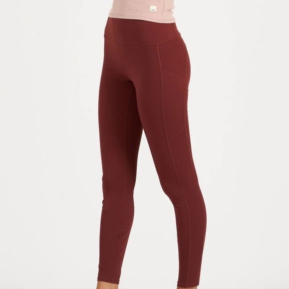 Vuori Stride Brick Red Performance Legging - Picture 5 of 5
